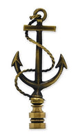 #PB1 Polished Brass Anchor 3½" Tall