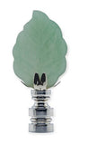 #N32A Genuine Aventurine Jade Leaf 3" Tall