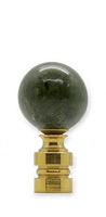 #N29J Genuine Green Jade 2" Tall 30M
