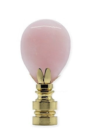 #N27RQ Rose Quartz Finial 2½" Tall