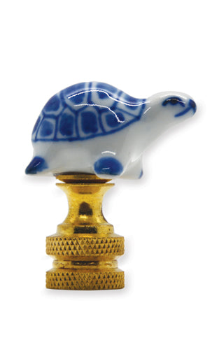 #P50 Porcelain Turtle 1¼" Tall