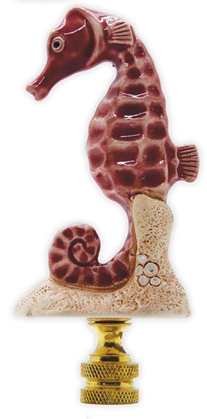#C24P Ceramic Seahorse 3" Tall