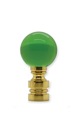 #SP14G Green Glass 25mm 1¾" Tall