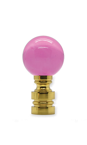 #SP14P Pink Glass 25mm 1¾" Tall