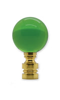 #L16G Green Glass 30mm Height 2"