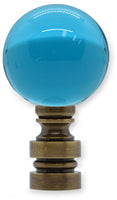 #L16T Turquoise Glass 30mm 2" Tall