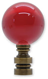 #M66R Red Crystal Ball 35M 2¼" Tall