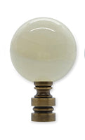 #N22XO Genuine White Onyx 2.5" Tall 40mm Ball