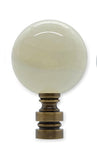 #N22XO Genuine White Onyx 2.5" Tall 40mm Ball