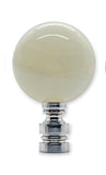 #N22XO Genuine White Onyx 2.5" Tall 40mm Ball