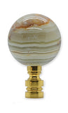 #N22XS Genuine Striped Onyx 2.5" Tall 40mm Ball