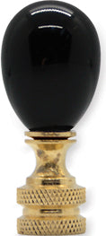 #N5B Genuine Black Obsidian 2" Tall