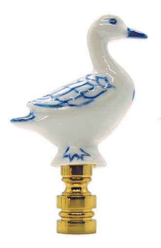 #P48 Porcelain Goose 3" Tall