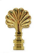 #AB36 Antique Brass Shell 2¼" Tall