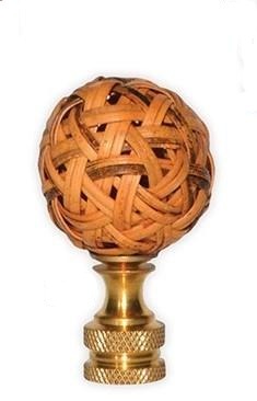#N50 Hand-Woven Rattan Ball 2¼" Tall