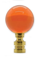 #SP66A Clear Amber Glass 35M 2¼" Tall