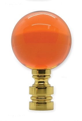#SP66A Clear Amber Glass 35M 2¼" Tall