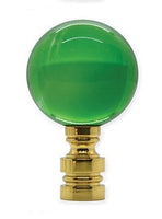 #SP66G Clear Green Glass 35M 2¼" Tall