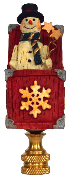 Snowman in a Box 3" Tall