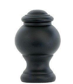 #W12 Black Knob Height 1¾"