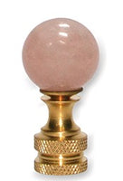 #N23RQ Genuine Rose Quartz 1½" Tall