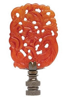 #N73 Genuine Jade Floral Height 3"