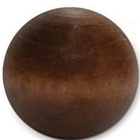 Wood Ball Walnut Finish 3 Sizes