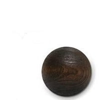 Wood Ball Finial Mahogany Finish 25mm